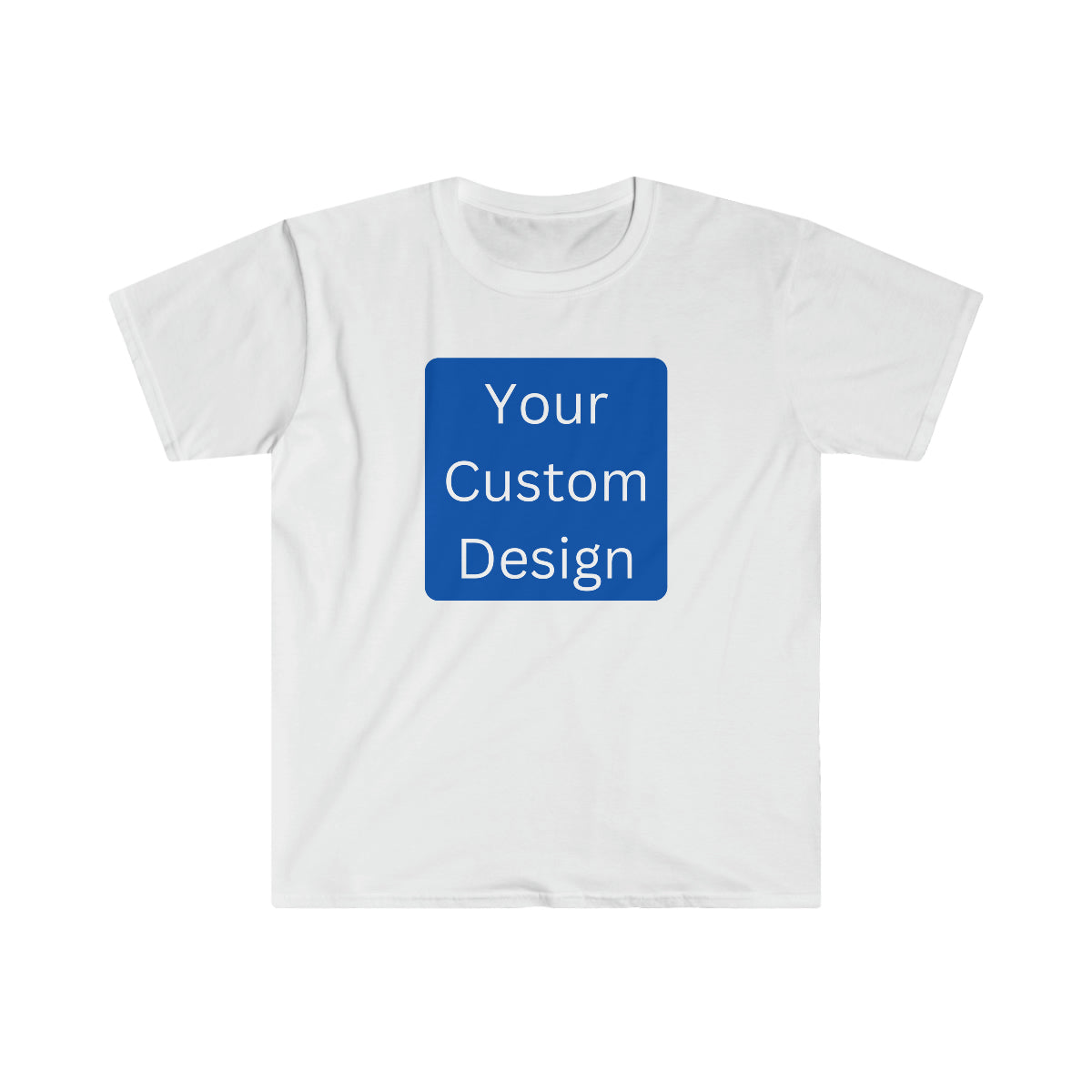 Unisex Softstyle T-Shirt (Front and Back Design )