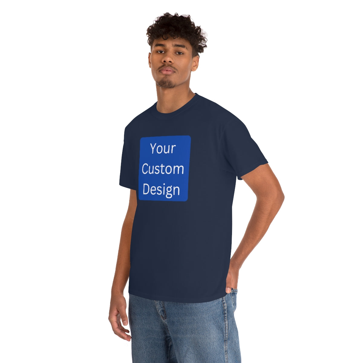 Unisex Heavy Cotton Tee (Front and Back Design)