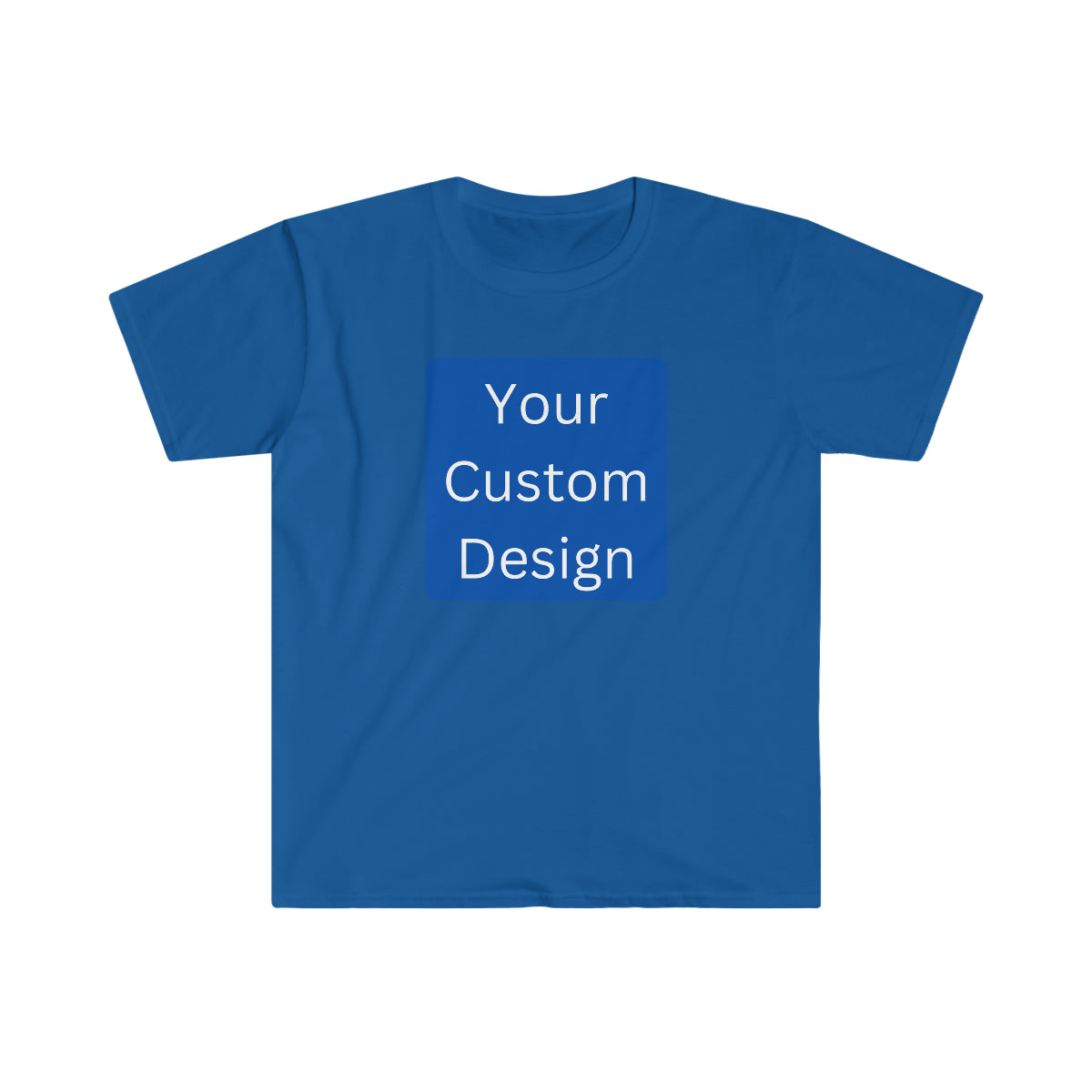 Unisex Softstyle T-Shirt (Front and Back Design )