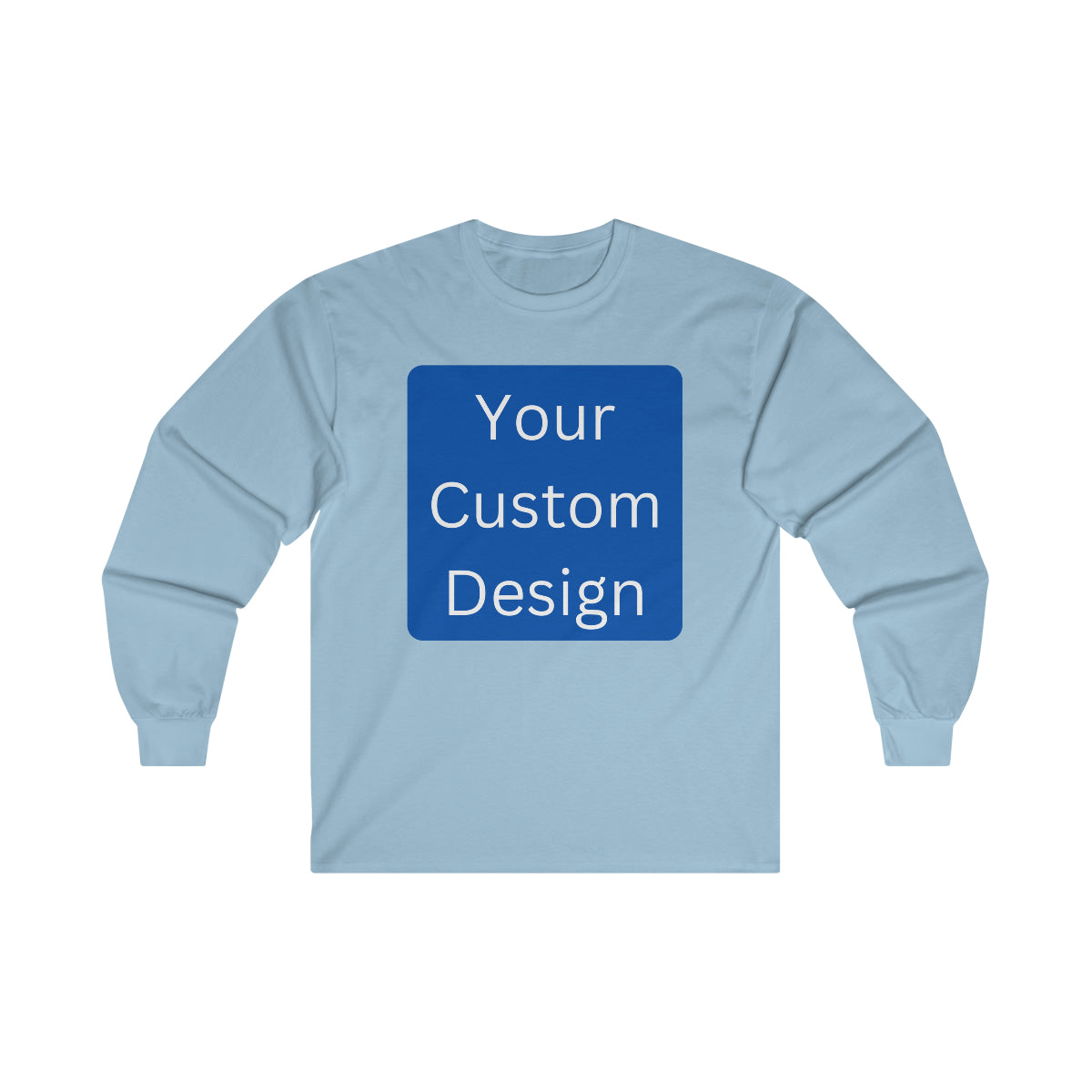 Ultra Cotton Long Sleeve Tee - (Front Design Only)
