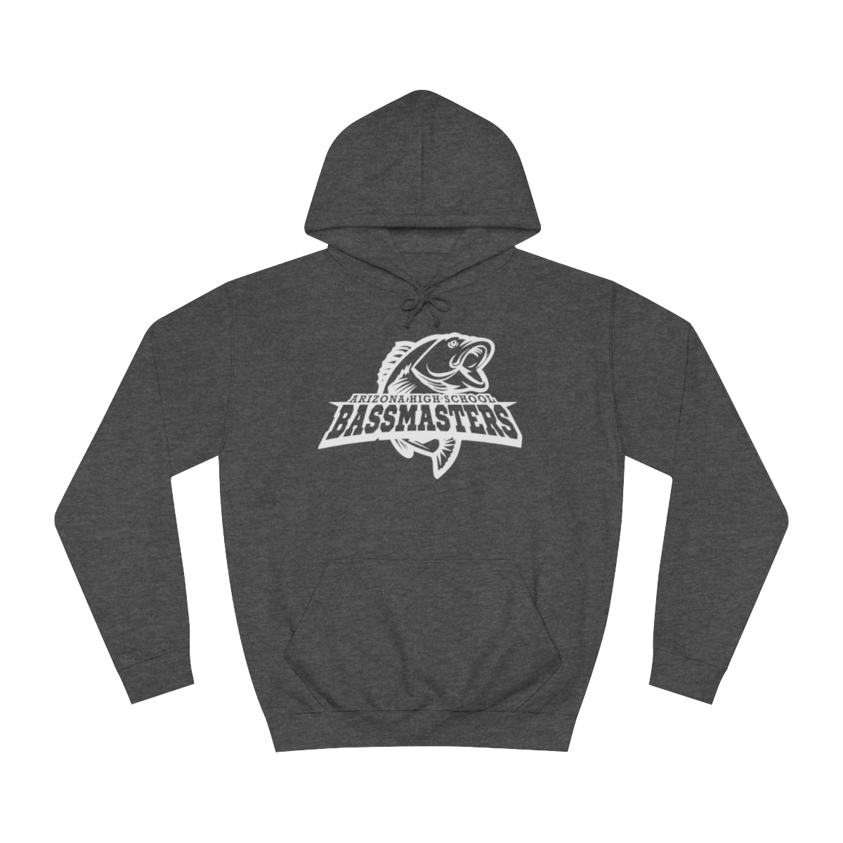 Junior Bassmasters High School Adult Hoodie - White Logo