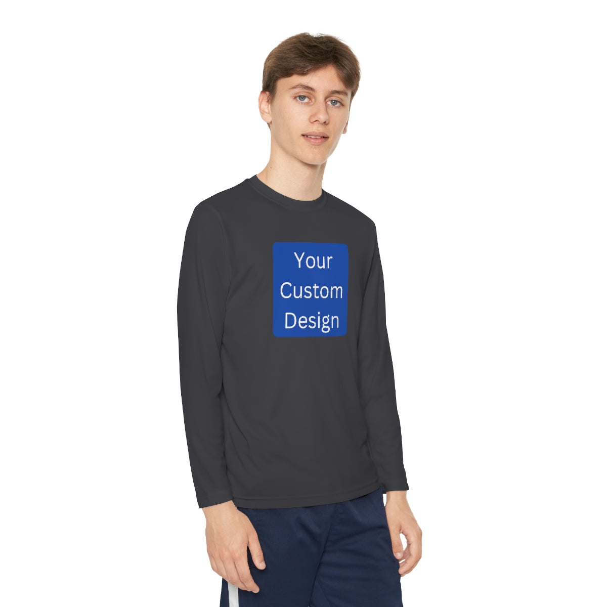 Youth Long Sleeve Competitor Tee (Front and Back Design)