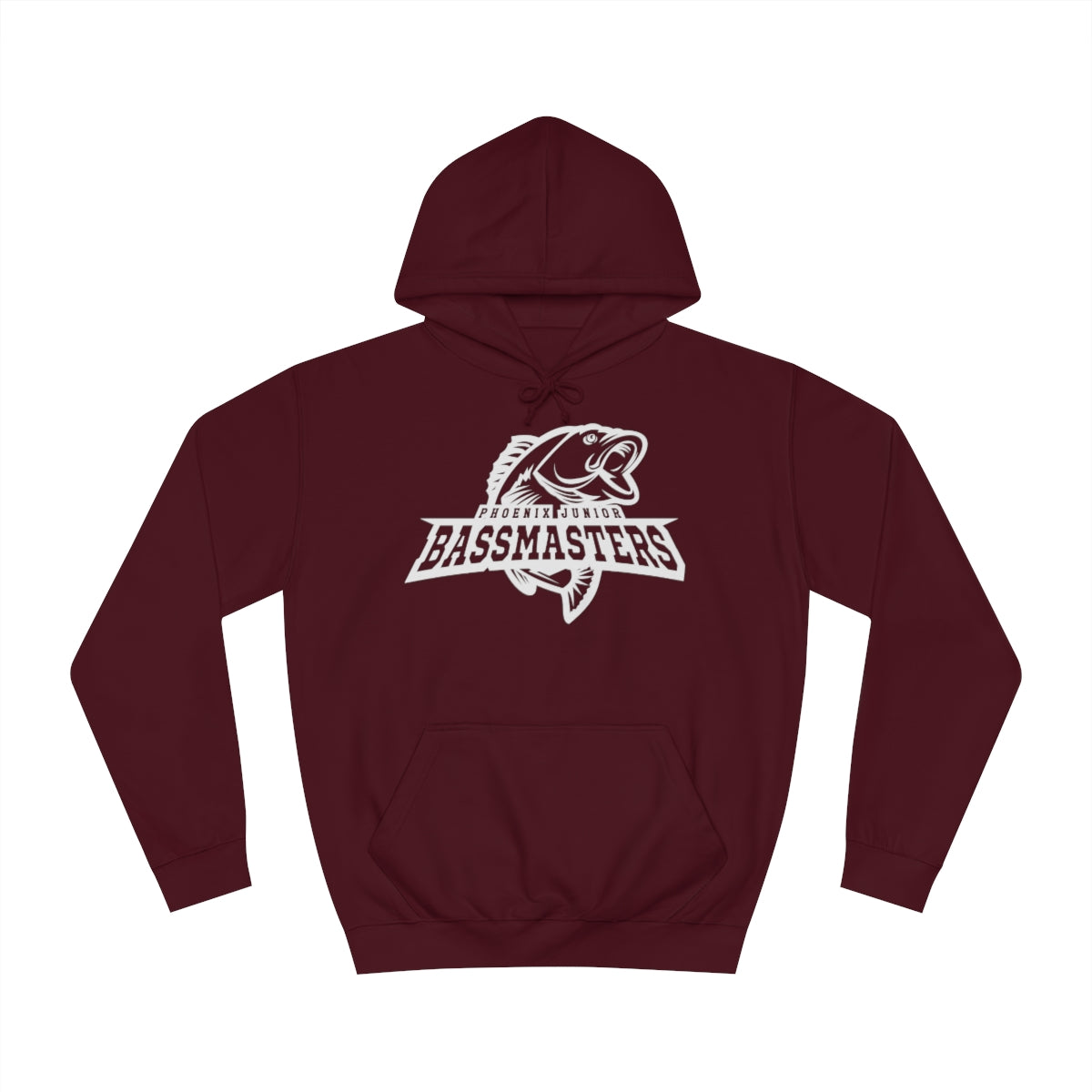 Junior Bassmasters Adult Hoodie - White Logo