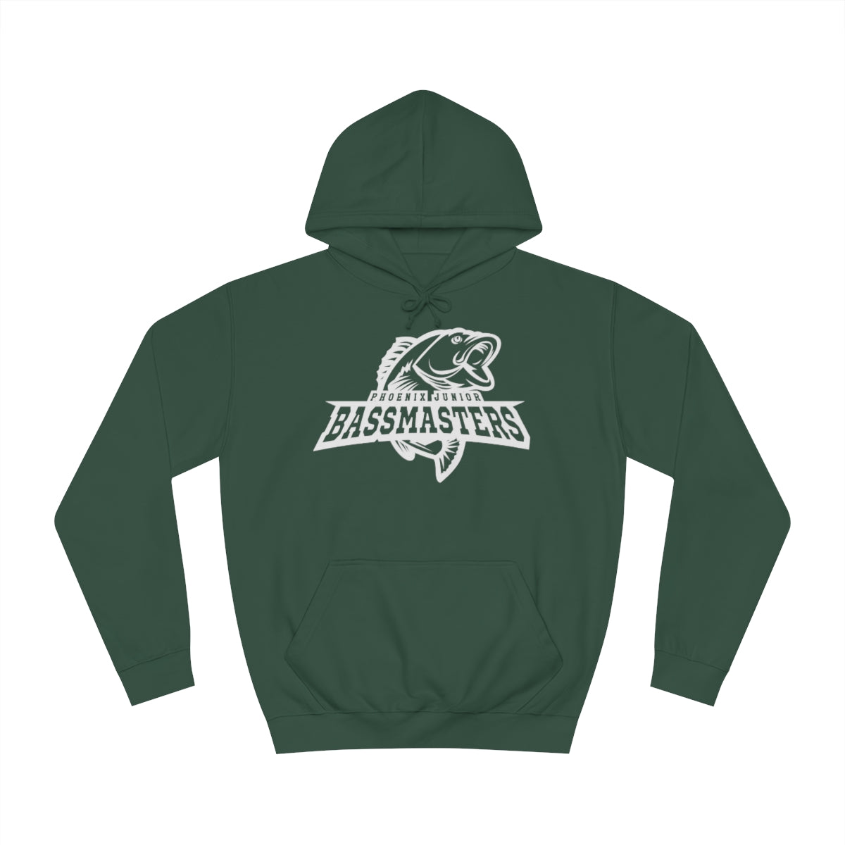 Junior Bassmasters Adult Hoodie - White Logo