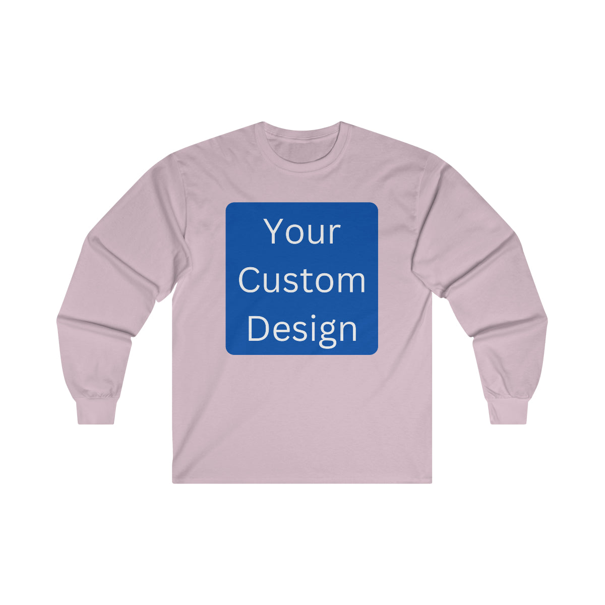 Ultra Cotton Long Sleeve Tee - (Front Design Only)
