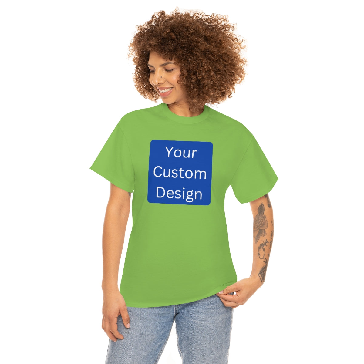 Unisex Heavy Cotton Tee (Front Design Only)