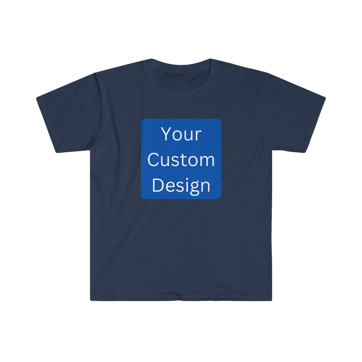 Unisex Softstyle T-Shirt (Front and Back Design )