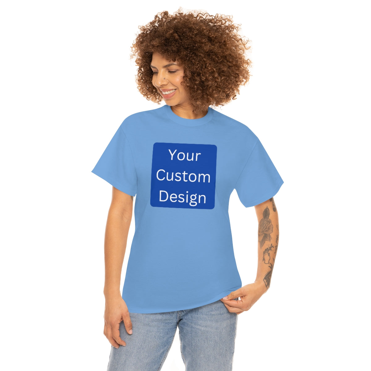 Unisex Heavy Cotton Tee (Front Design Only)