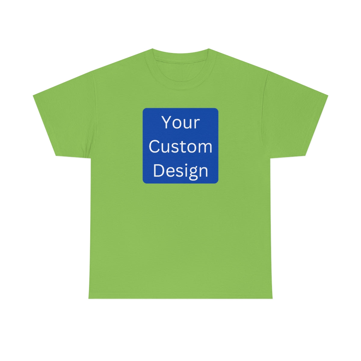 Unisex Heavy Cotton Tee (Front and Back Design)