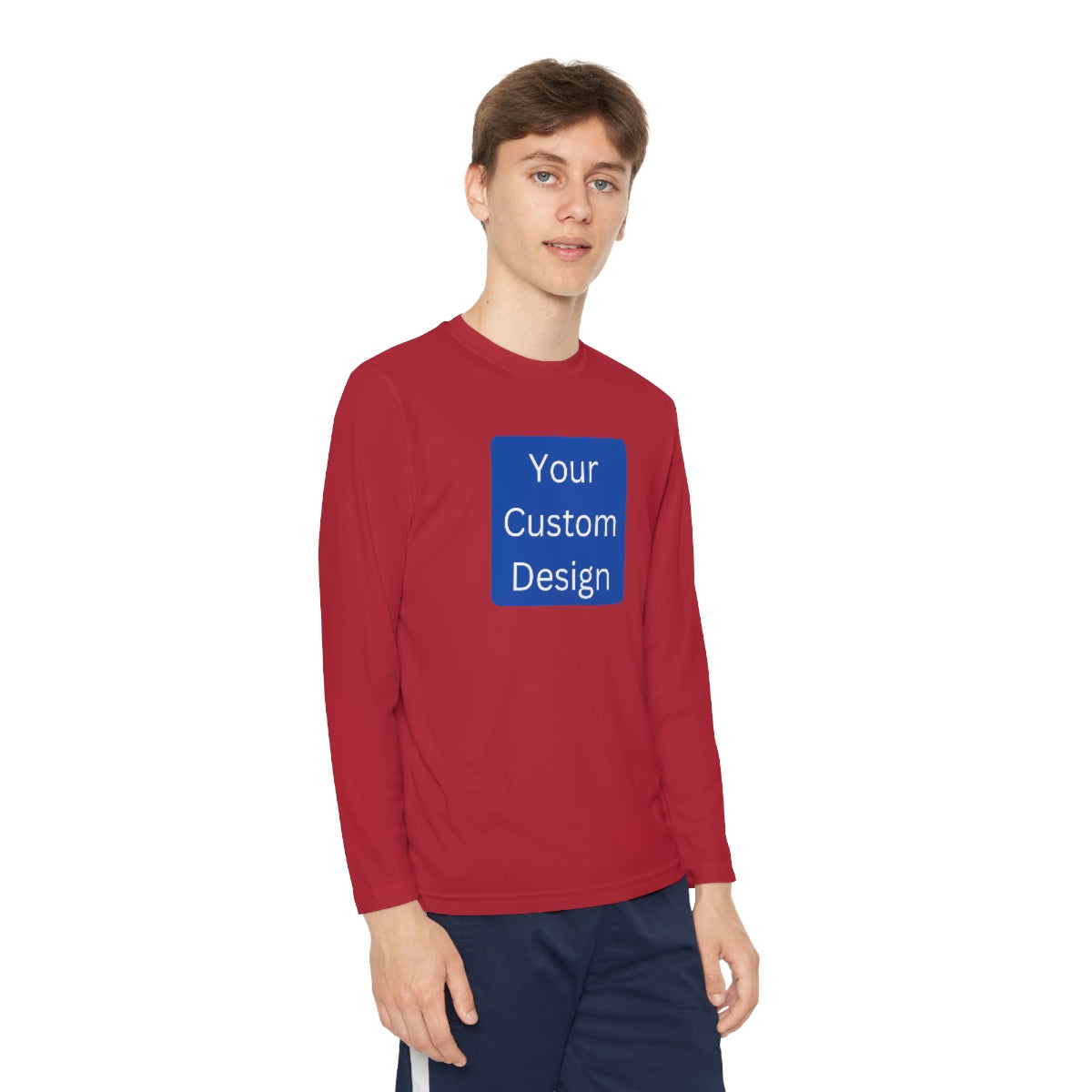 Youth Long Sleeve Competitor Tee (Front and Back Design)