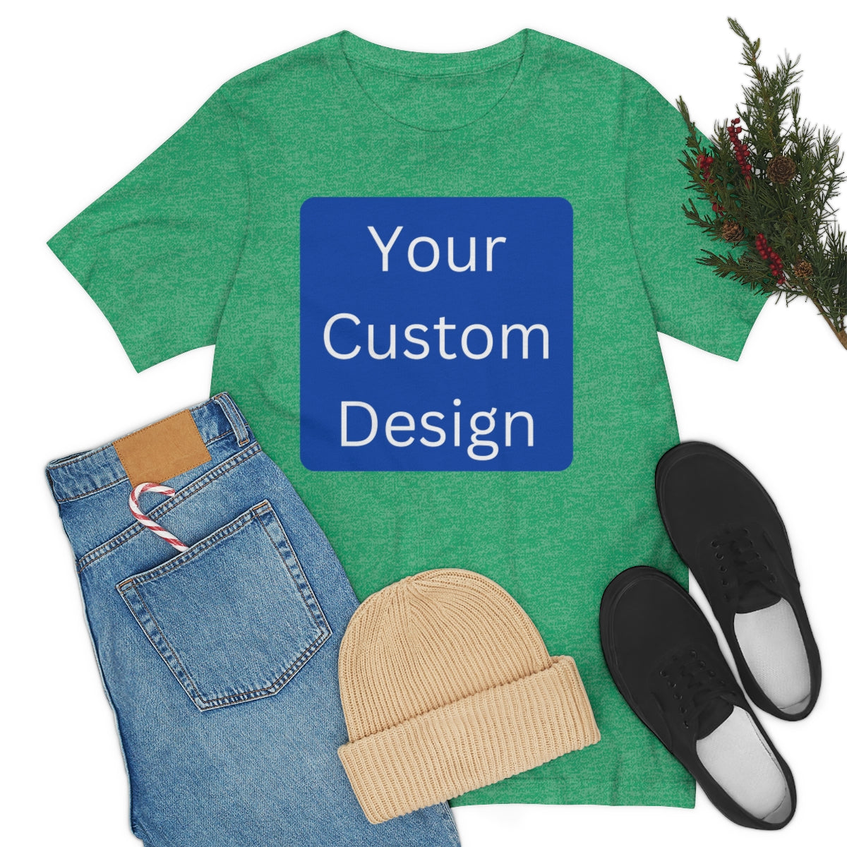 Unisex Jersey Short Sleeve Tee (Front Design Only)