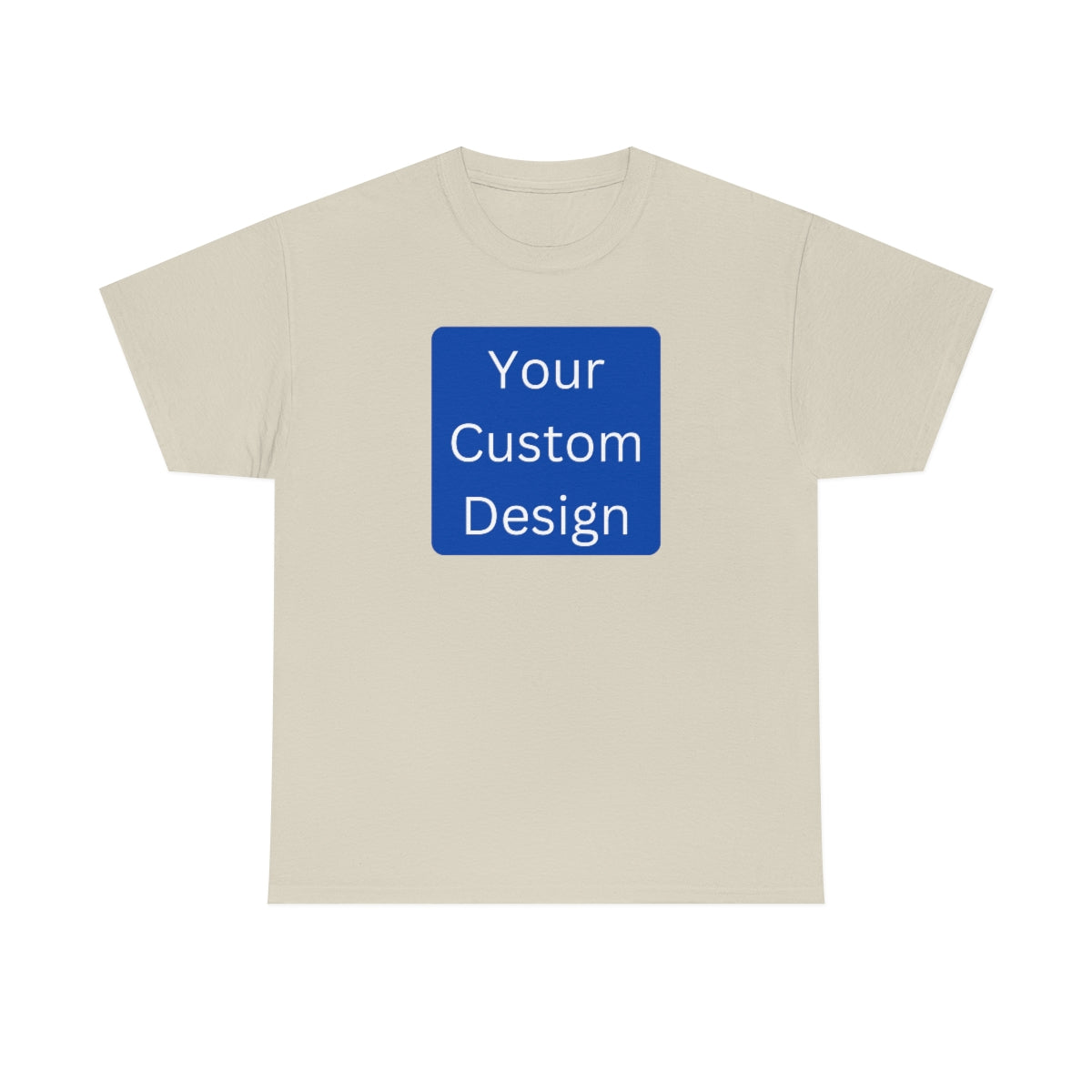 Unisex Heavy Cotton Tee (Front and Back Design)