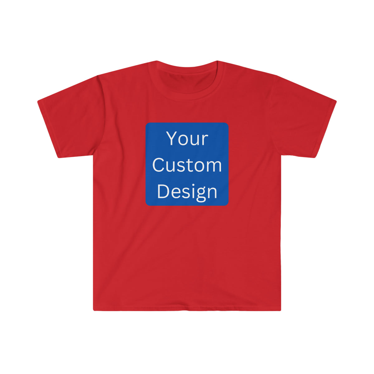 Unisex Softstyle T-Shirt (Front and Back Design )