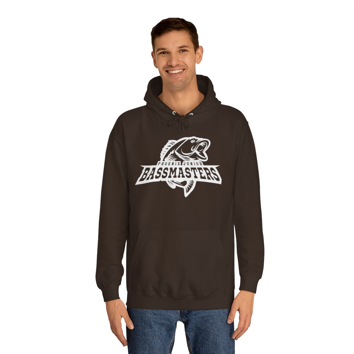 Junior Bassmasters Adult Hoodie - White Logo