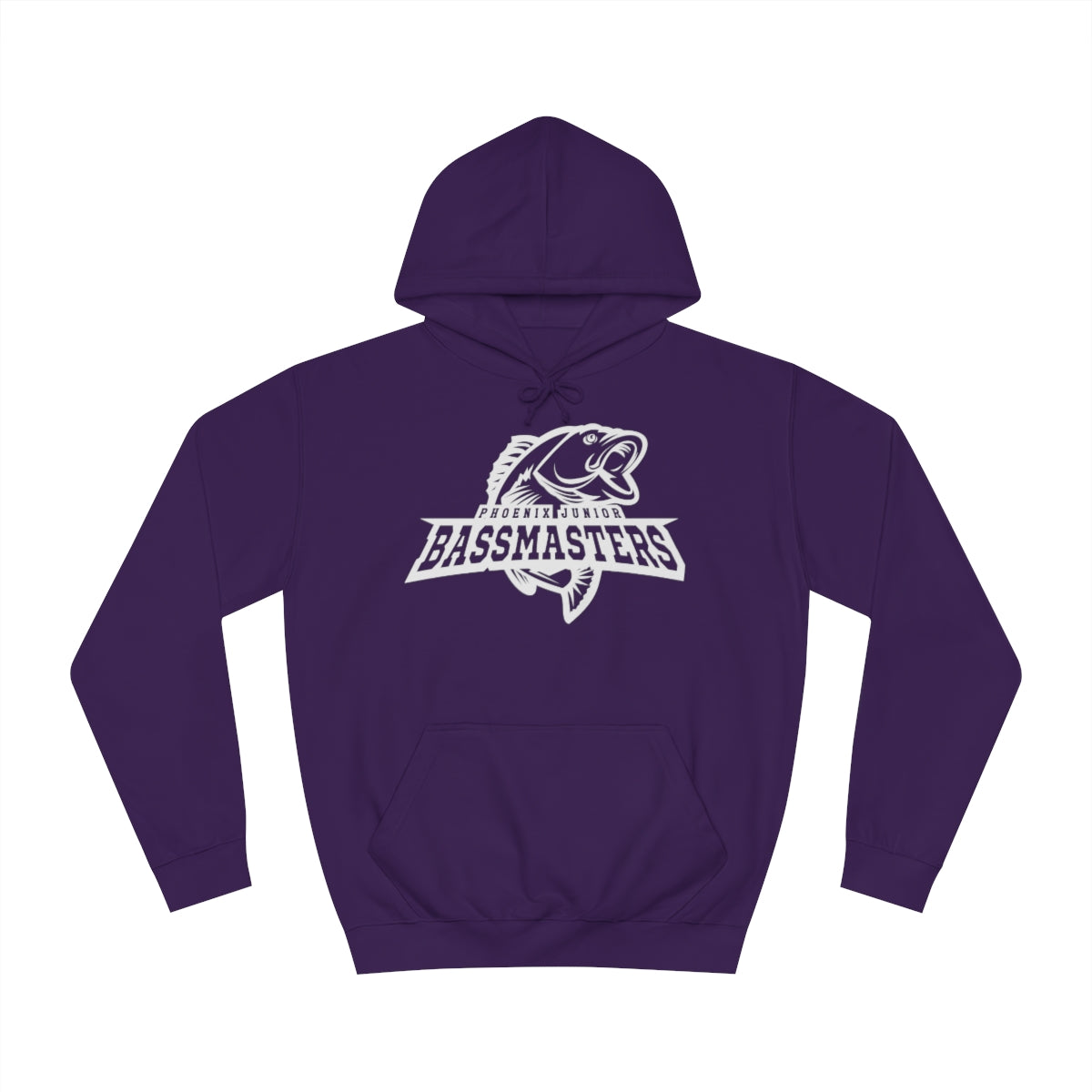 Junior Bassmasters Adult Hoodie - White Logo