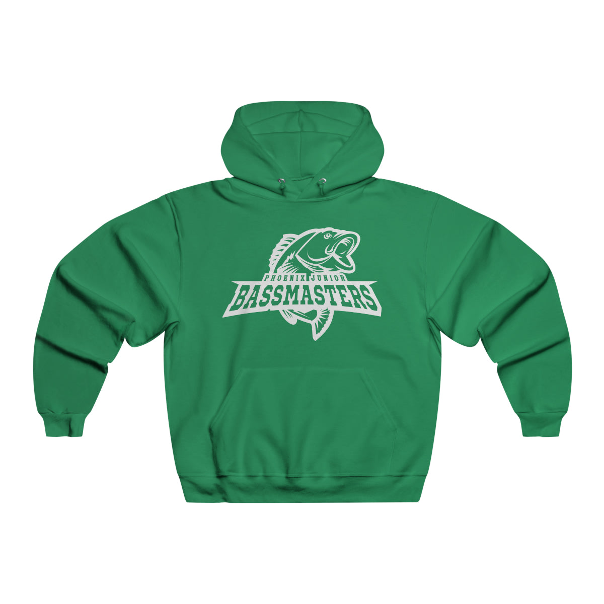 Junior Bassmasters Hooded Sweatshirt - White Logo (inc 3x-5x)