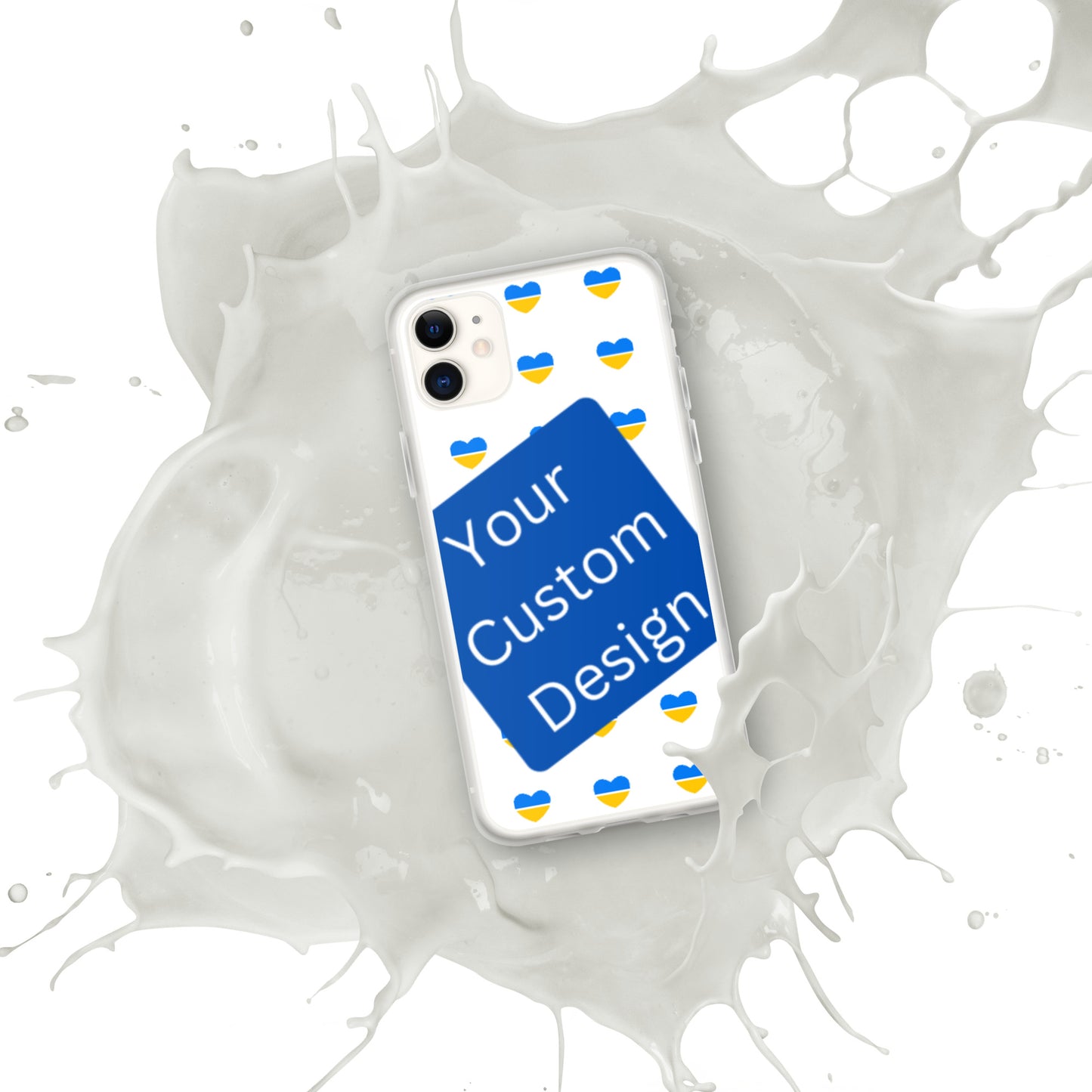 Customizable iPhone Case - Full Back Print / Layered Designs