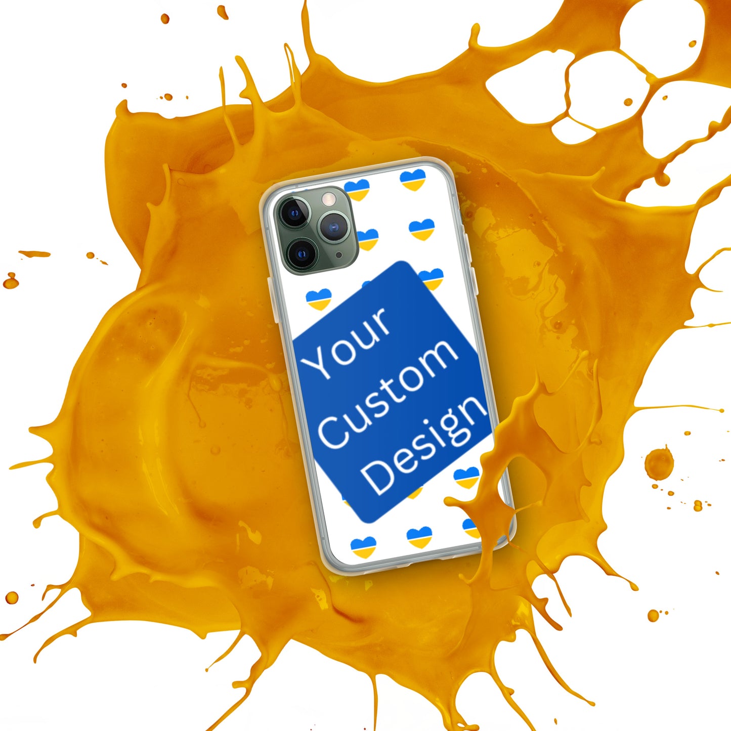 Customizable iPhone Case - Full Back Print / Layered Designs