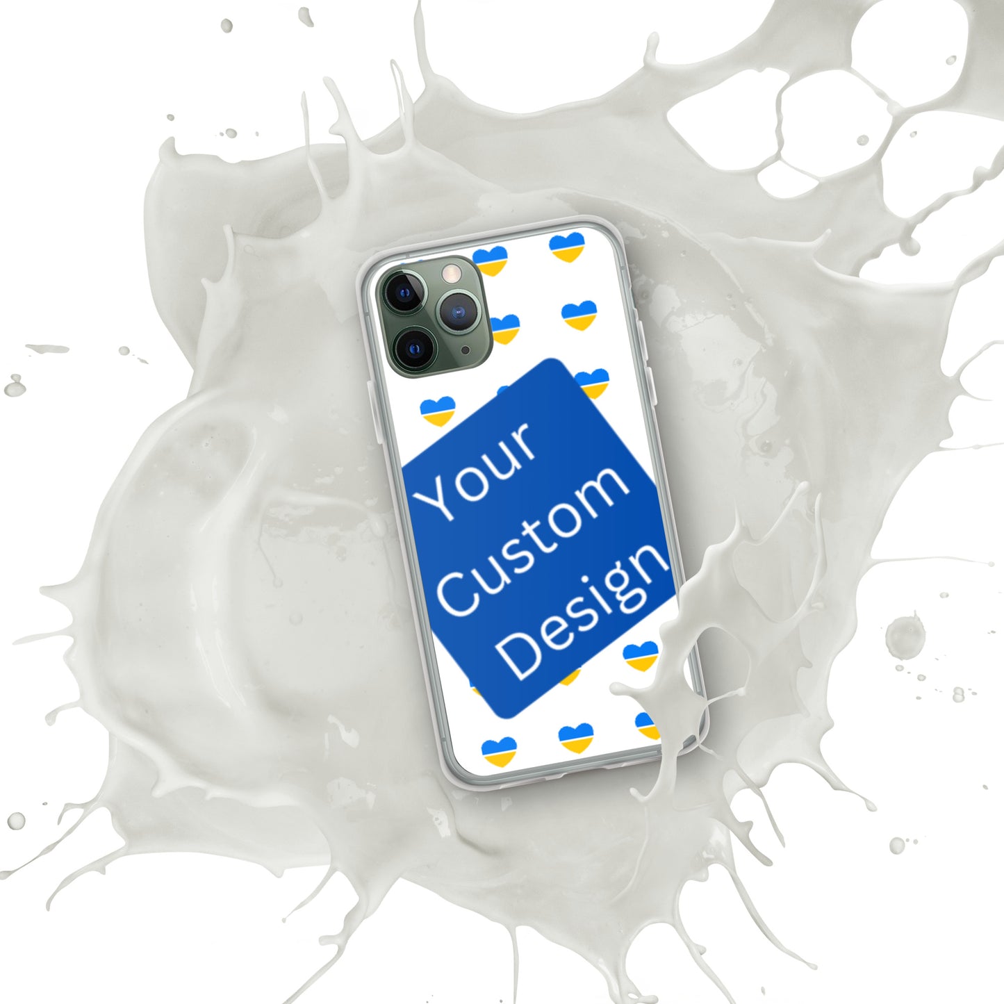 Customizable iPhone Case - Full Back Print / Layered Designs