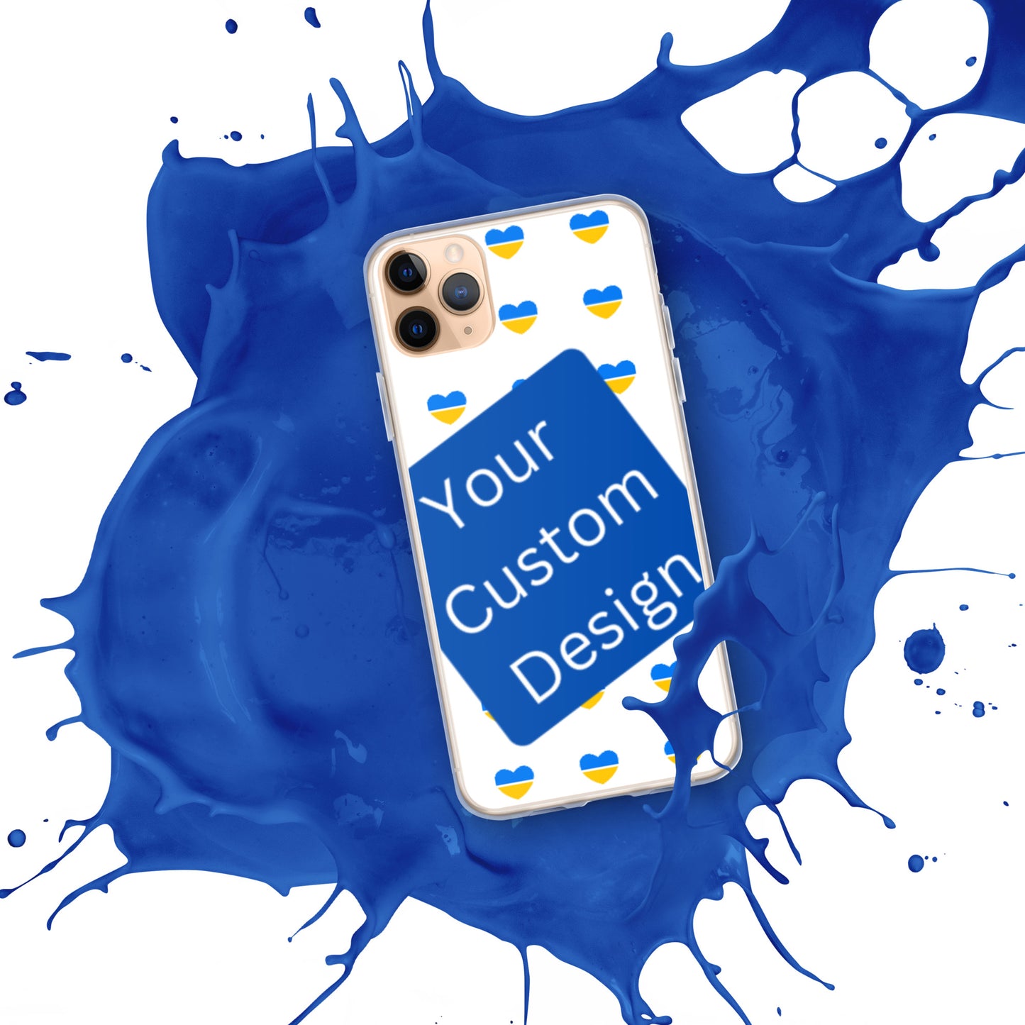 Customizable iPhone Case - Full Back Print / Layered Designs