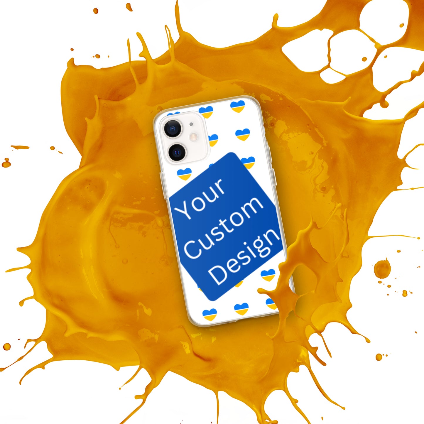 Customizable iPhone Case - Full Back Print / Layered Designs