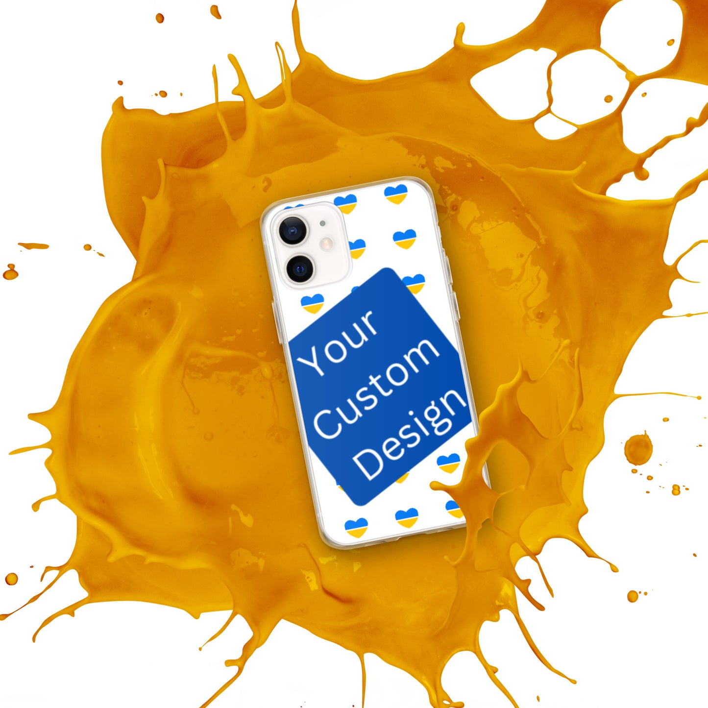 Customizable iPhone Case - Full Back Print / Layered Designs