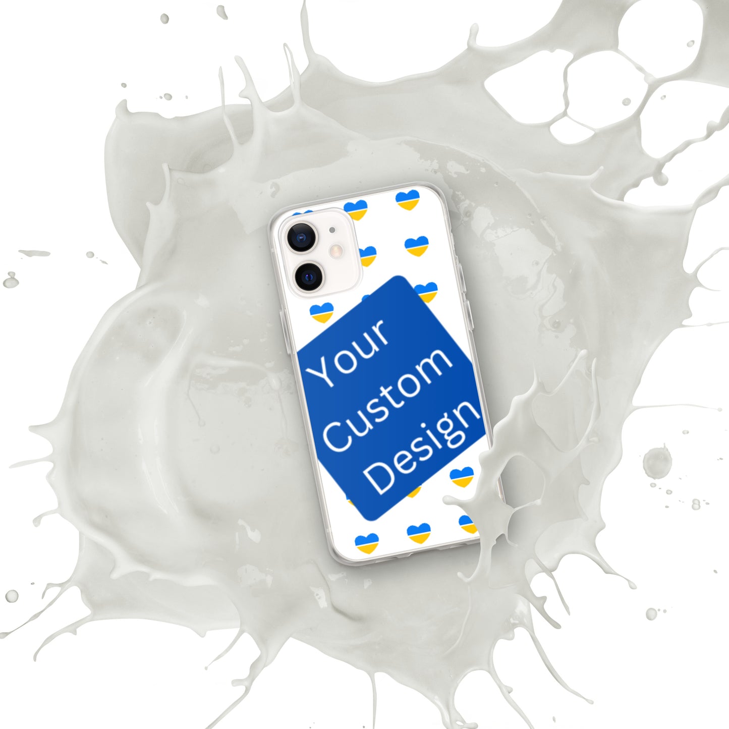 Customizable iPhone Case - Full Back Print / Layered Designs