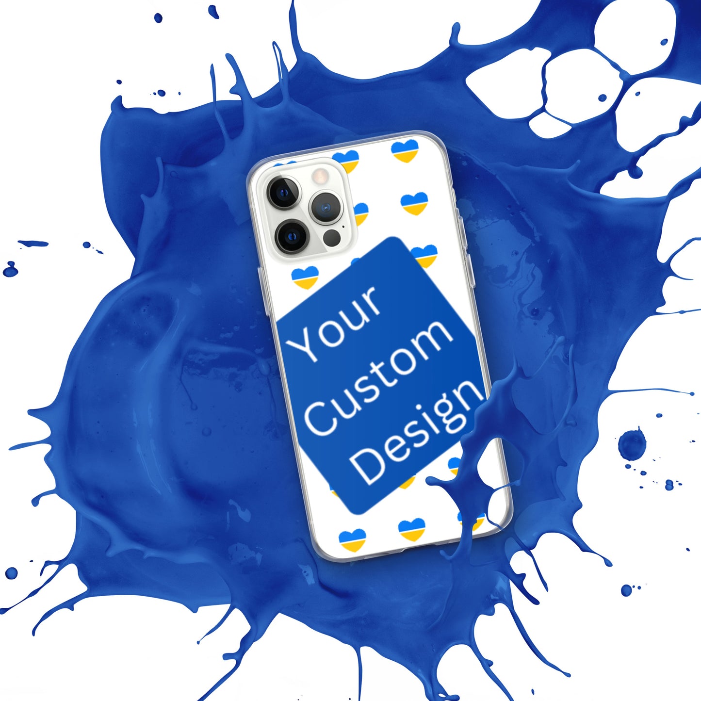 Customizable iPhone Case - Full Back Print / Layered Designs