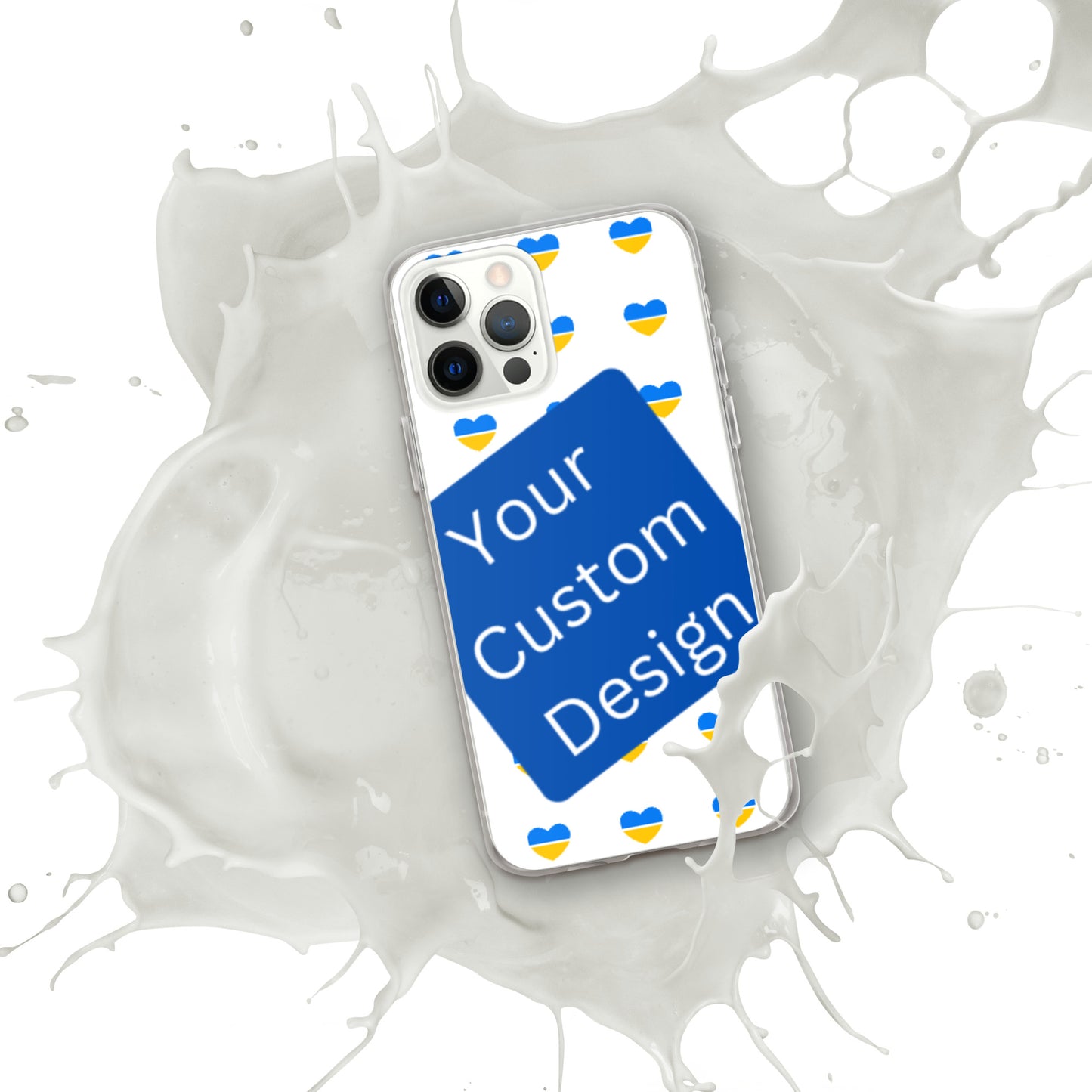 Customizable iPhone Case - Full Back Print / Layered Designs
