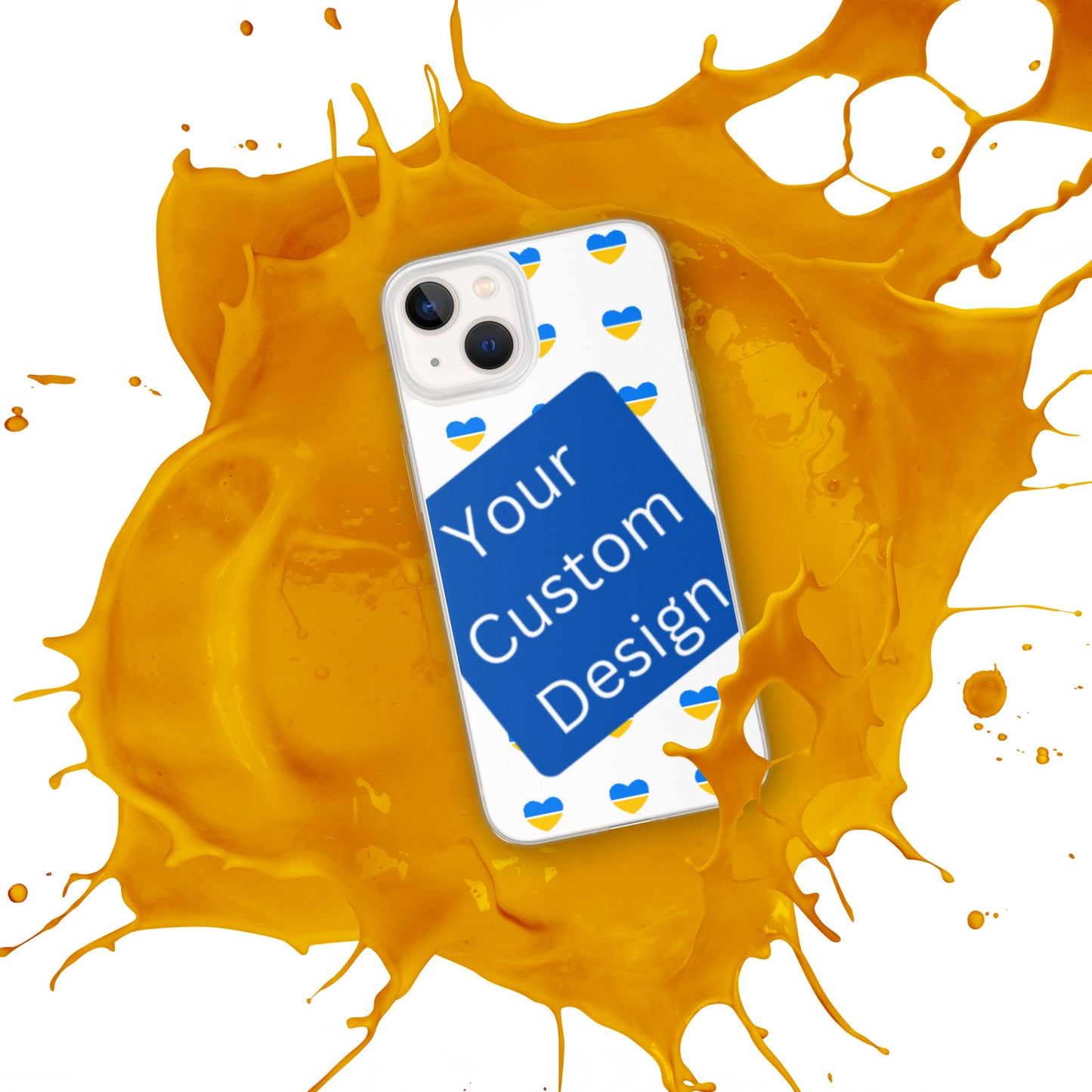 Customizable iPhone Case - Full Back Print / Layered Designs