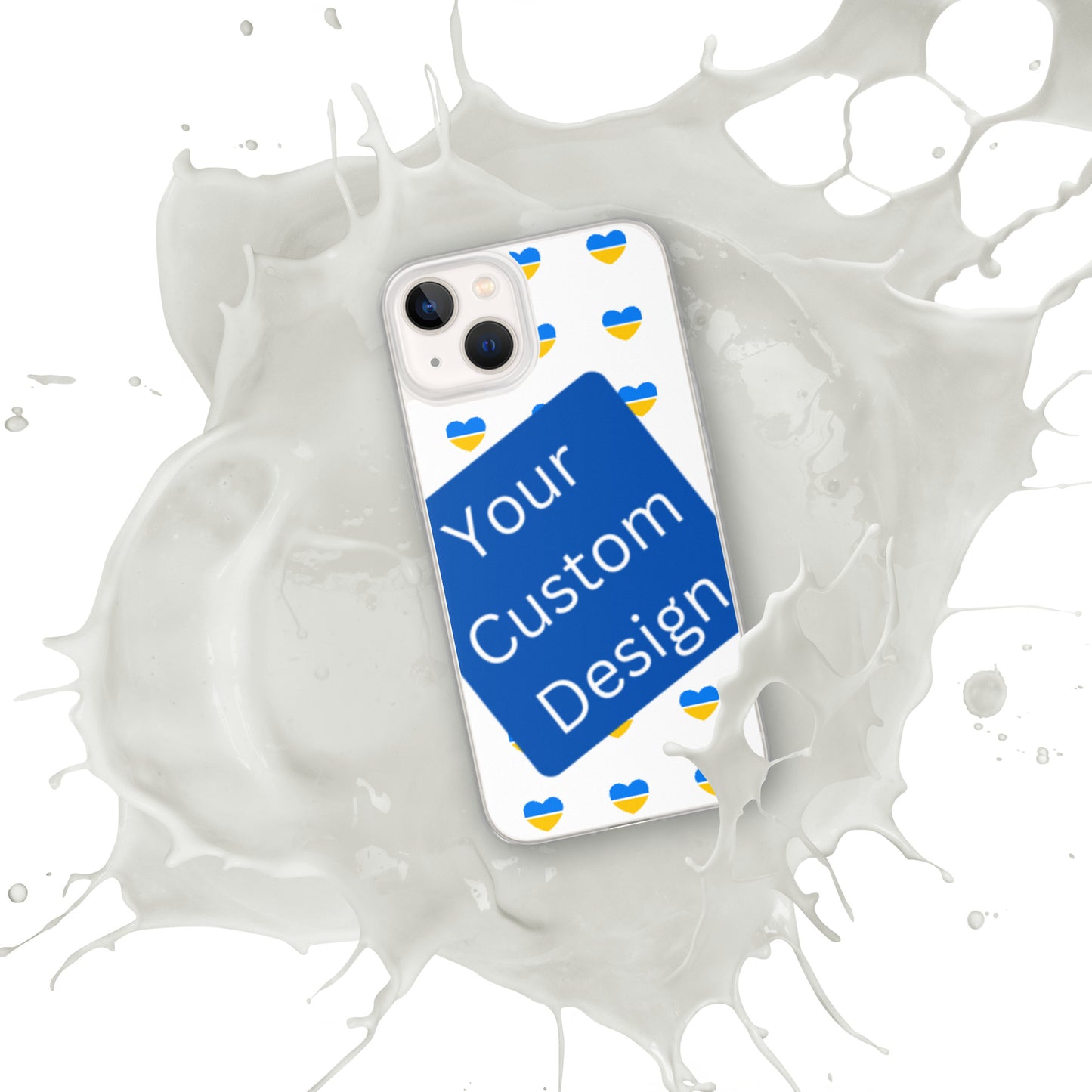 Customizable iPhone Case - Full Back Print / Layered Designs