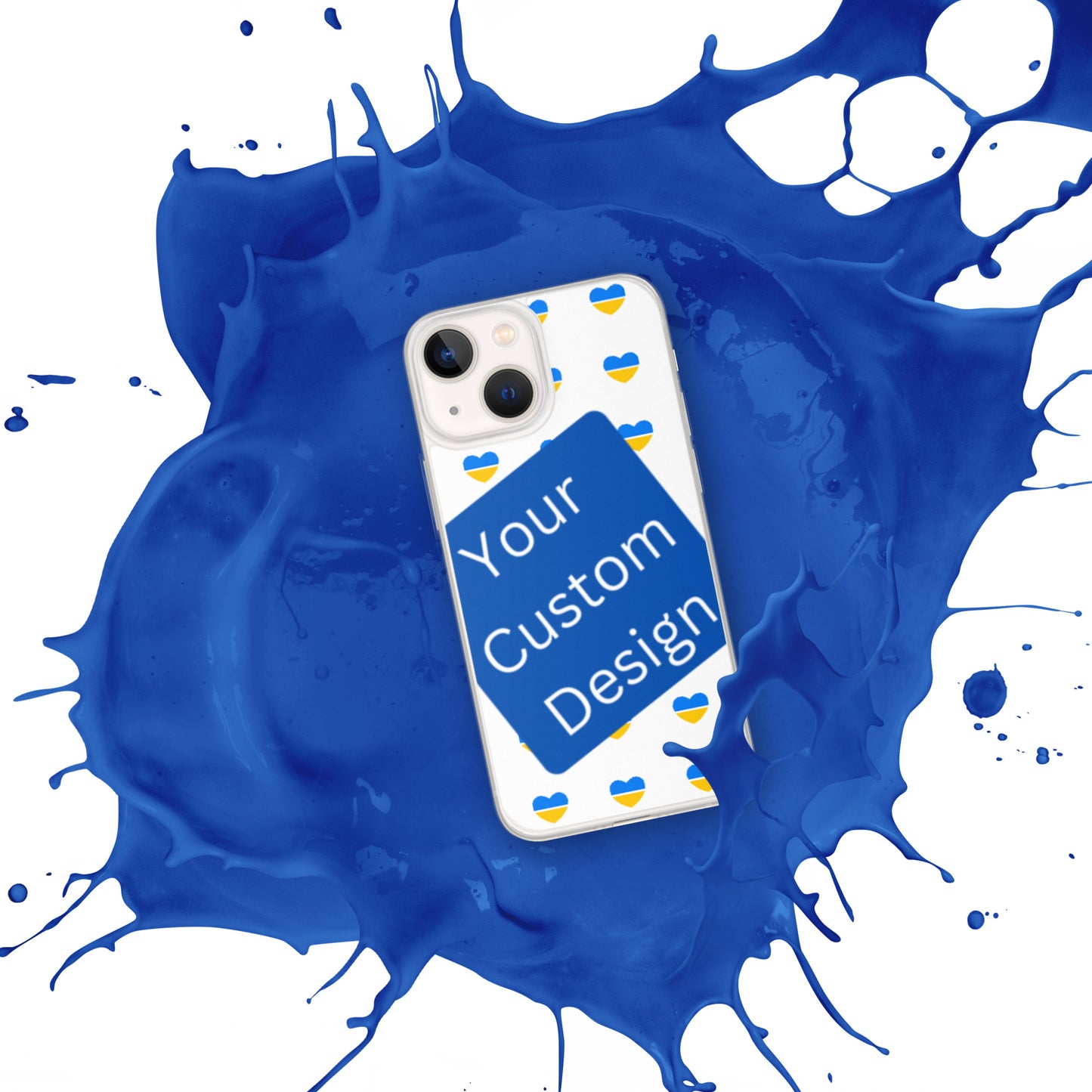 Customizable iPhone Case - Full Back Print / Layered Designs