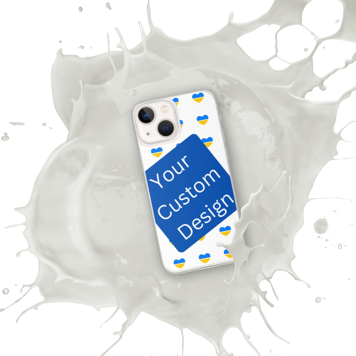 Customizable iPhone Case - Full Back Print / Layered Designs