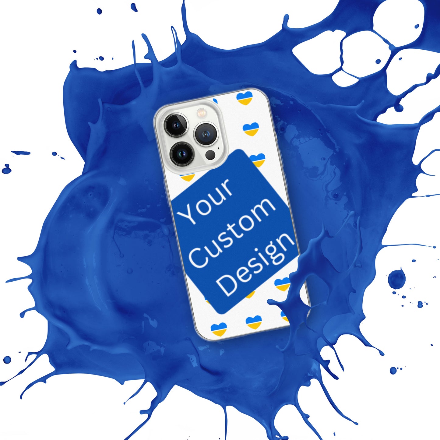 Customizable iPhone Case - Full Back Print / Layered Designs