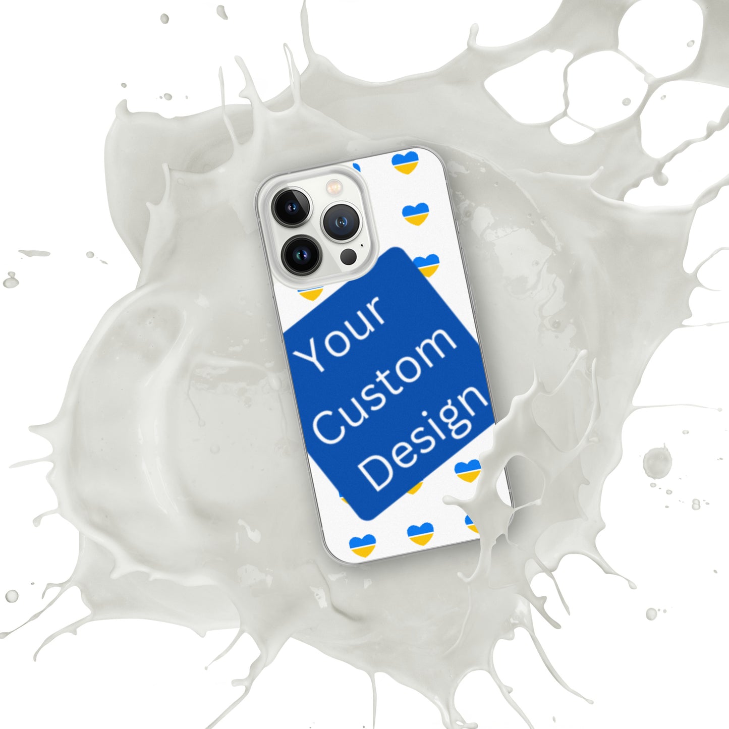 Customizable iPhone Case - Full Back Print / Layered Designs