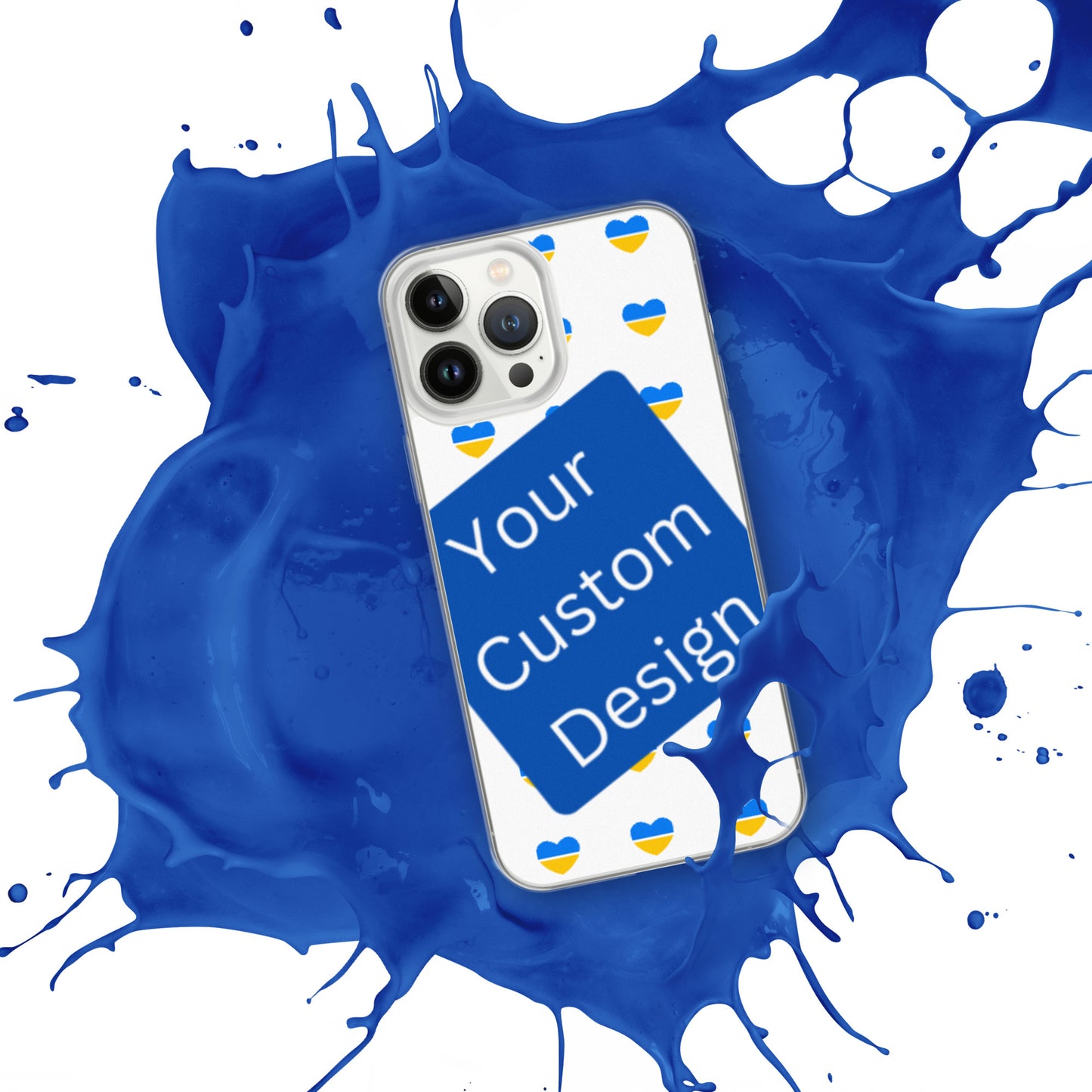 Customizable iPhone Case - Full Back Print / Layered Designs