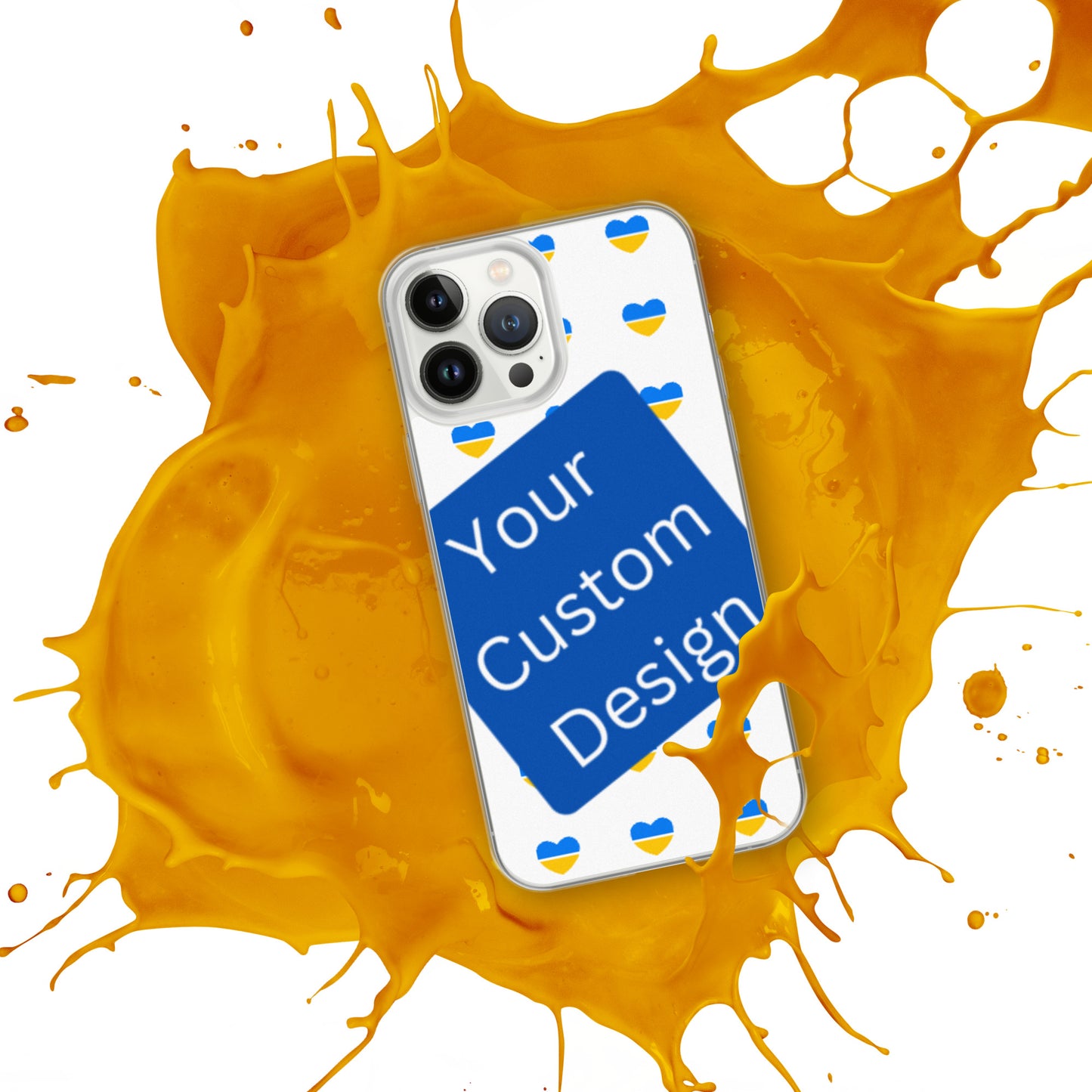 Customizable iPhone Case - Full Back Print / Layered Designs