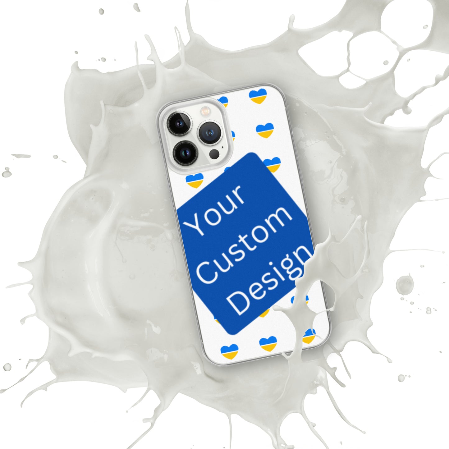 Customizable iPhone Case - Full Back Print / Layered Designs
