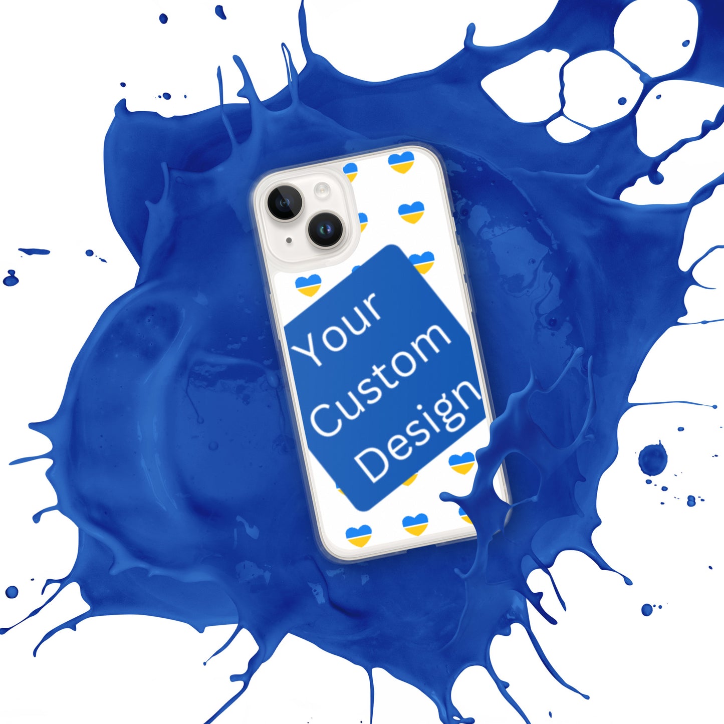 Customizable iPhone Case - Full Back Print / Layered Designs