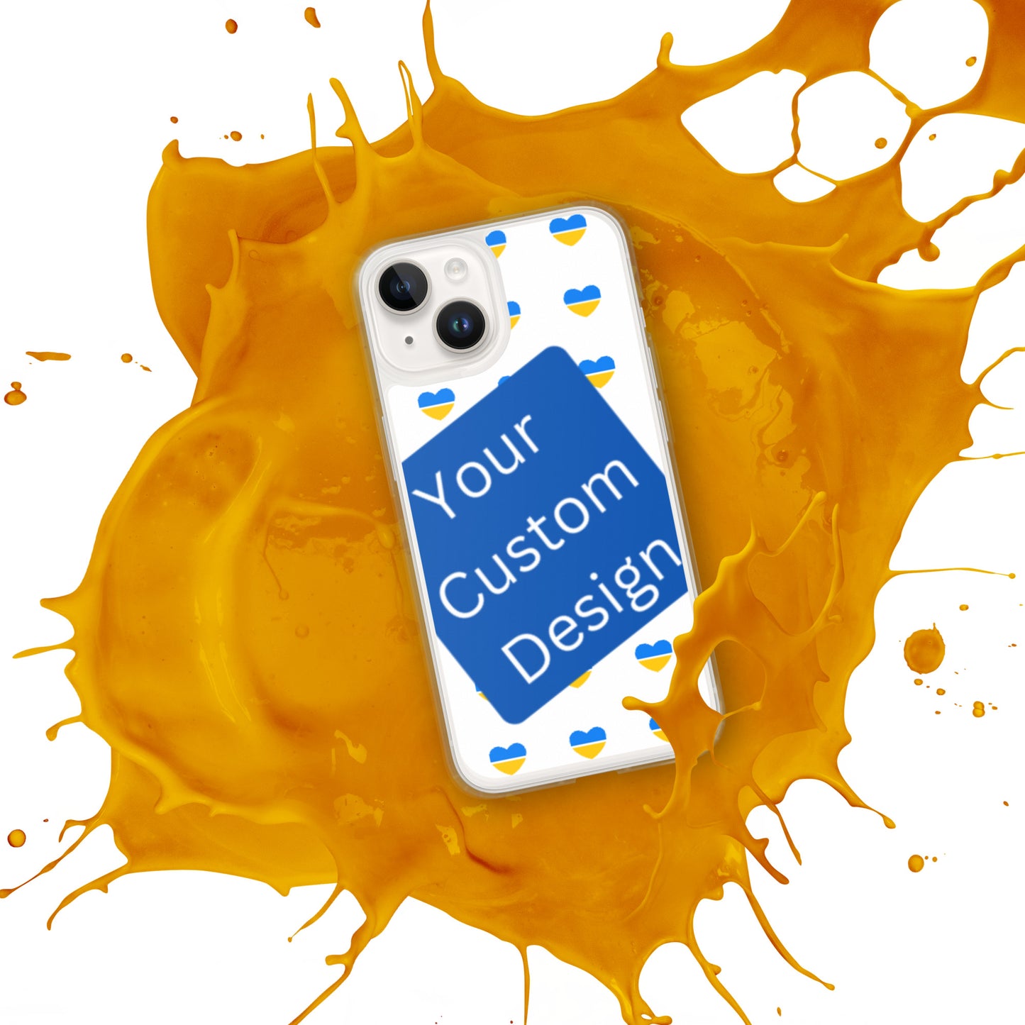Customizable iPhone Case - Full Back Print / Layered Designs