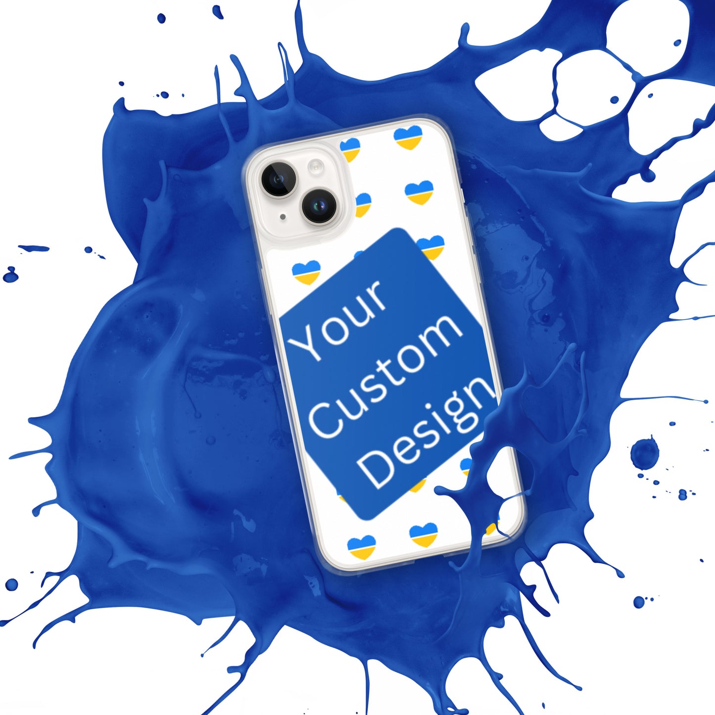 Customizable iPhone Case - Full Back Print / Layered Designs