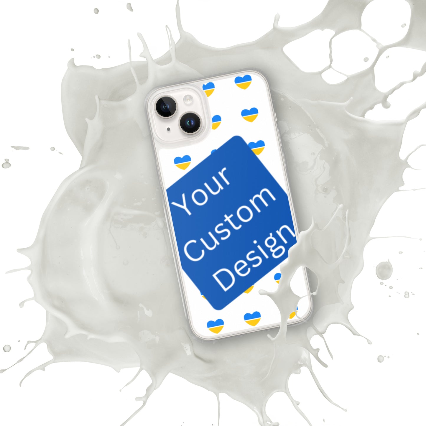 Customizable iPhone Case - Full Back Print / Layered Designs