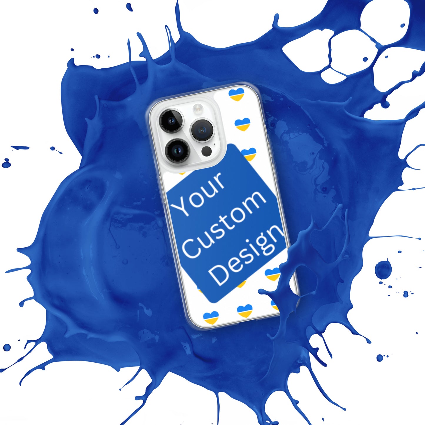 Customizable iPhone Case - Full Back Print / Layered Designs