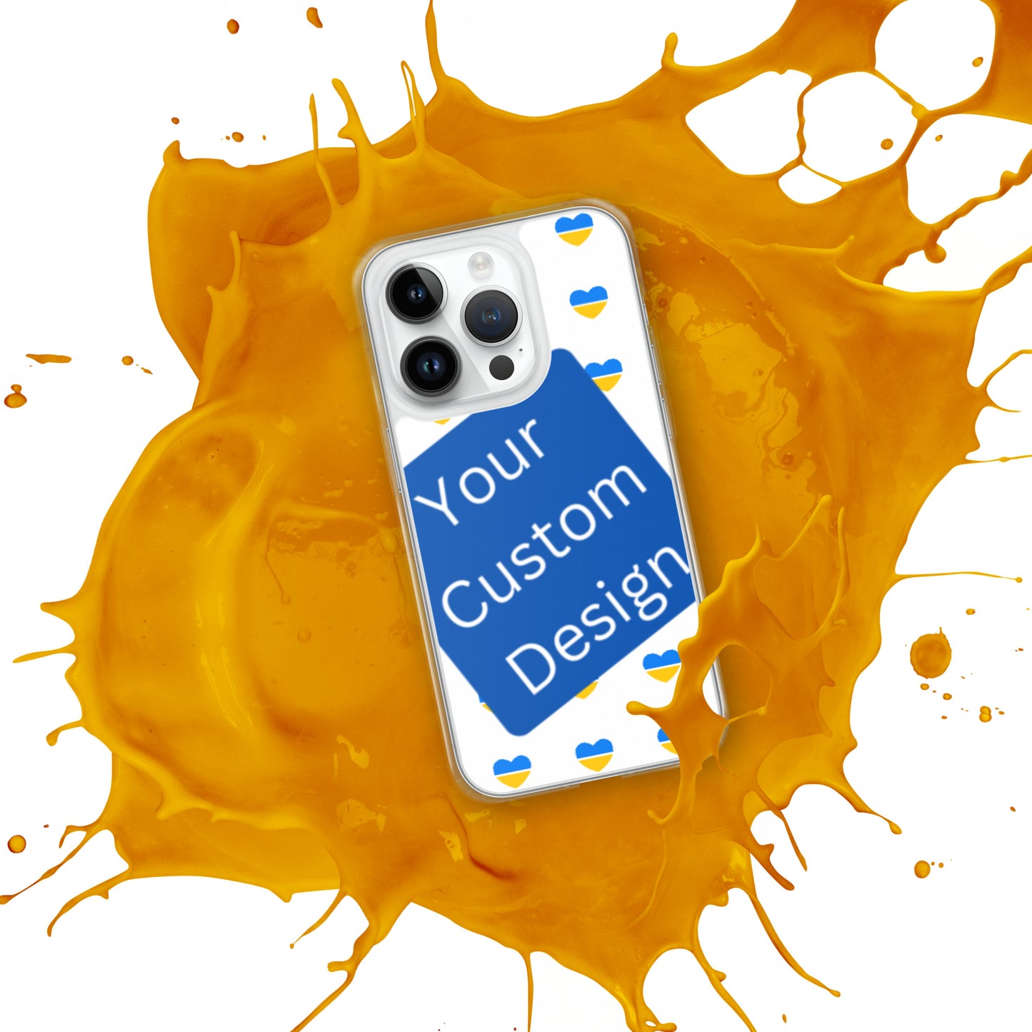 Customizable iPhone Case - Full Back Print / Layered Designs