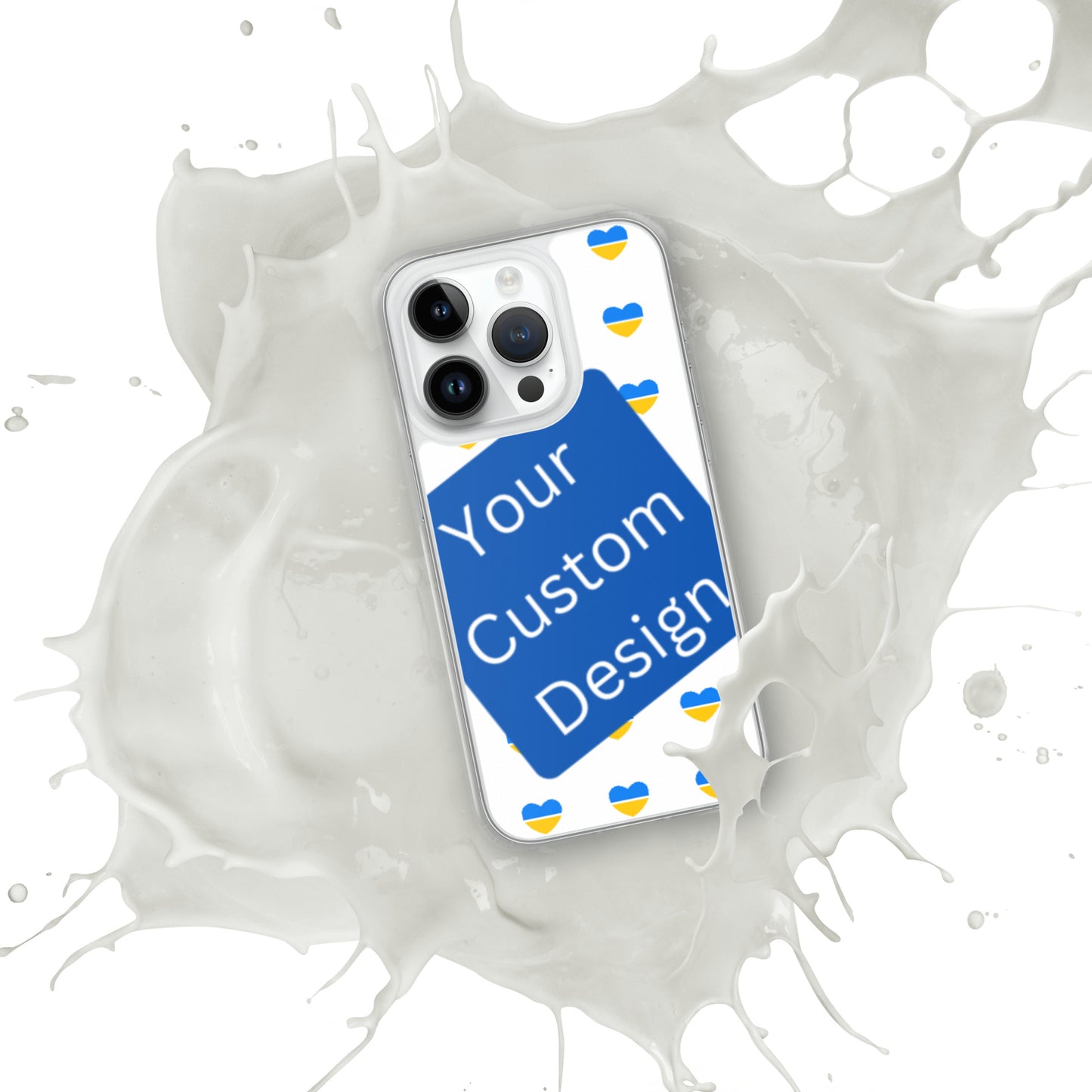 Customizable iPhone Case - Full Back Print / Layered Designs