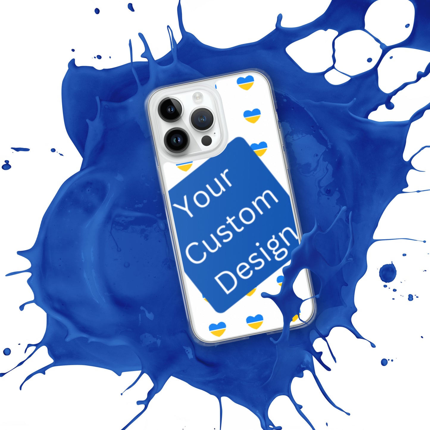 Customizable iPhone Case - Full Back Print / Layered Designs
