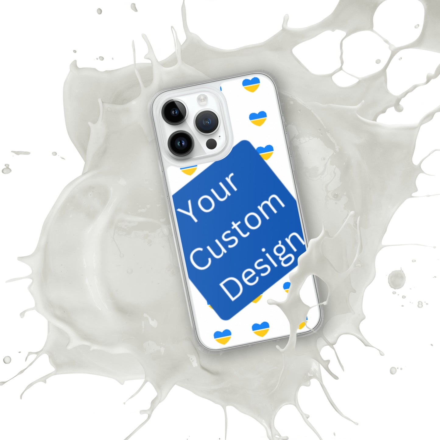 Customizable iPhone Case - Full Back Print / Layered Designs