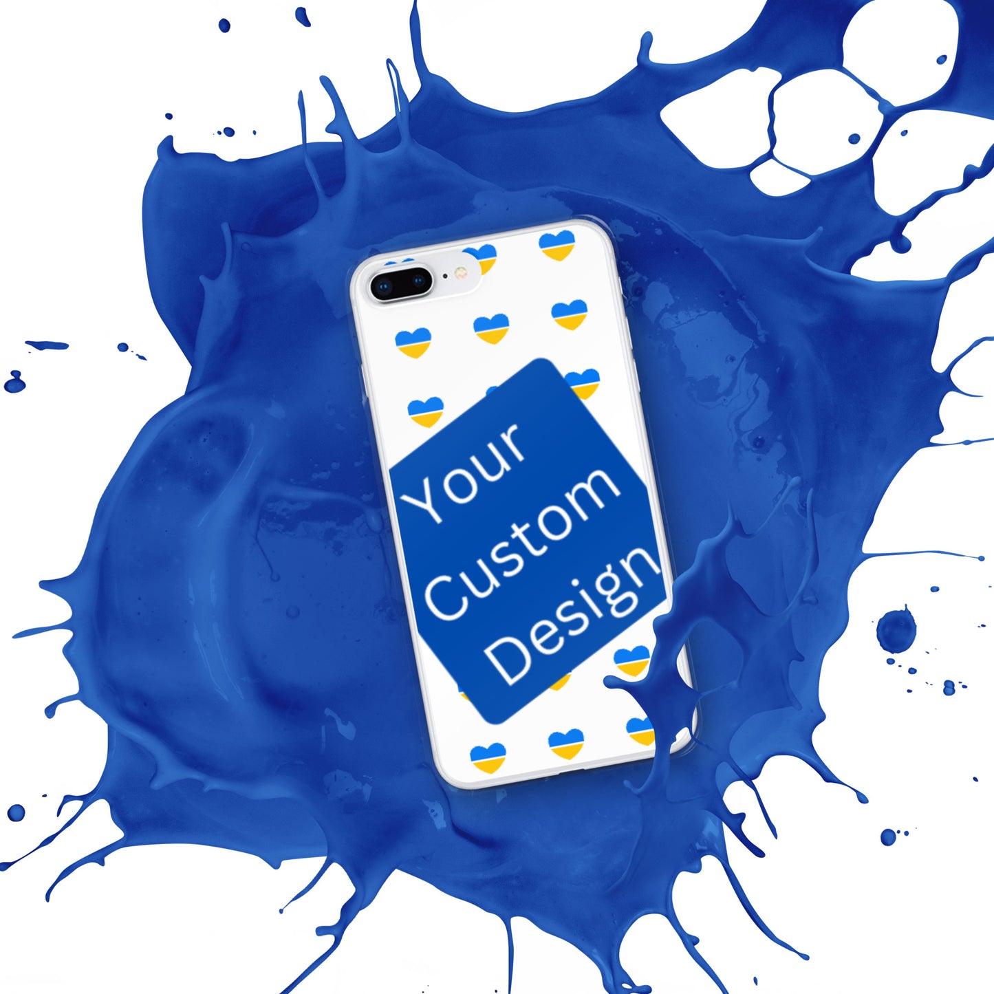 Customizable iPhone Case - Full Back Print / Layered Designs