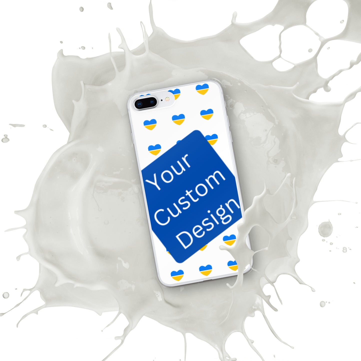 Customizable iPhone Case - Full Back Print / Layered Designs