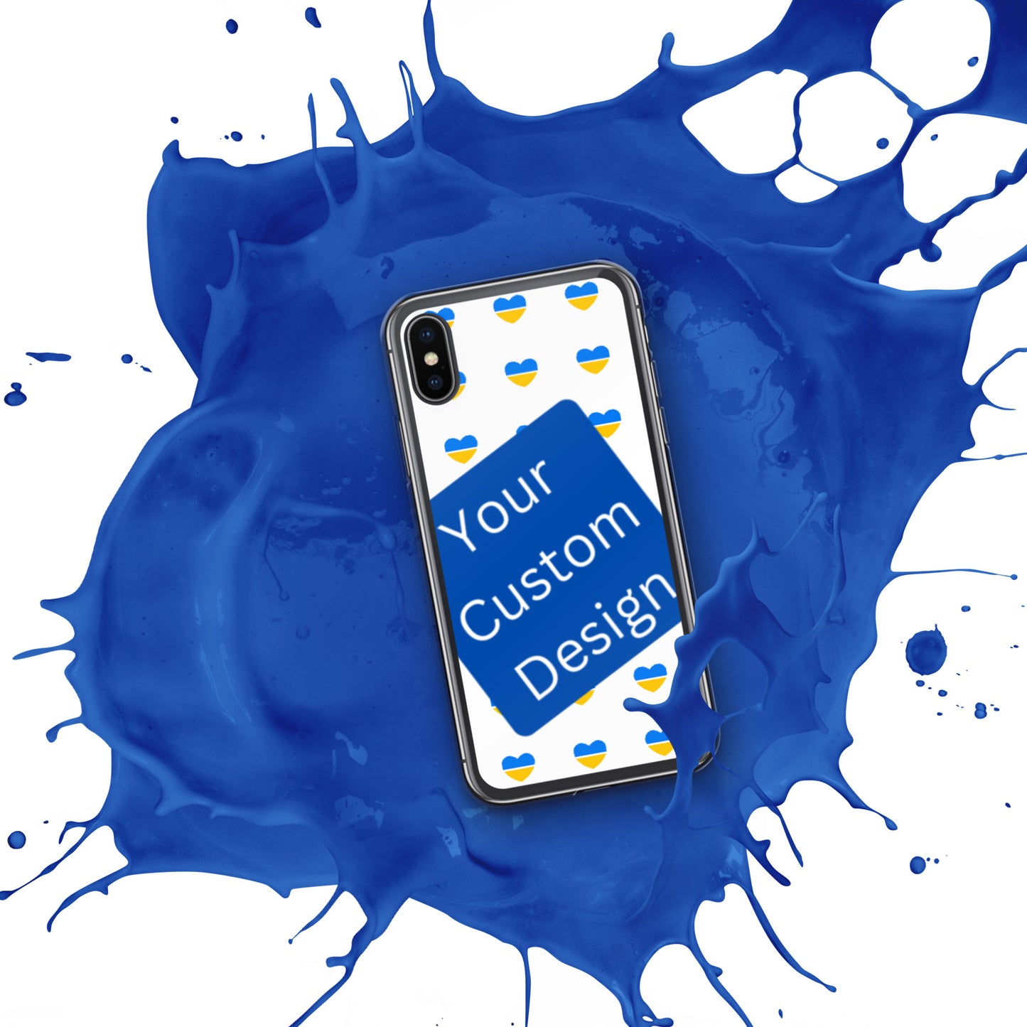 Customizable iPhone Case - Full Back Print / Layered Designs